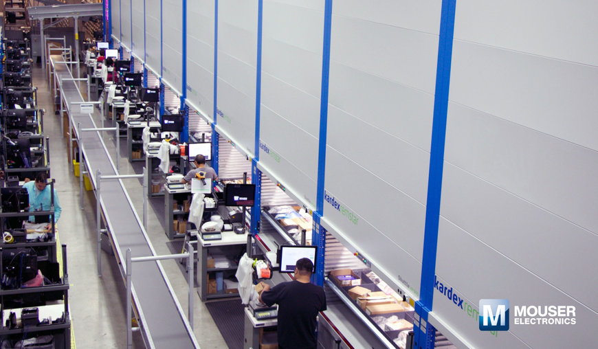 Mouser Electronics à la pointe du secteur de la distribution avec l’automatisation avancée de son entrepôt
